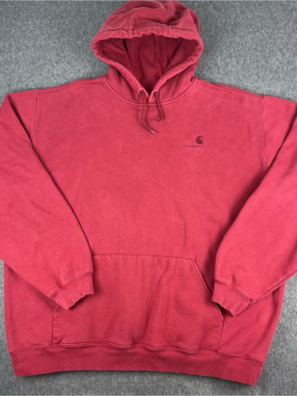 Vtg Carhartt Hoodie Mens 3XLT Pullover Distressed 90s Gorpcore Skate Workwear